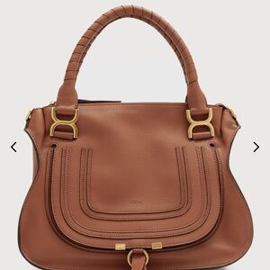 Chloe Tan Leather Shoulder Bag